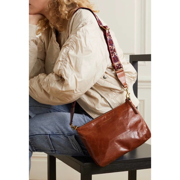 Isabel Marant Handbags - ISABEL MARANT New Nessah Crossbody Bag in Cognac